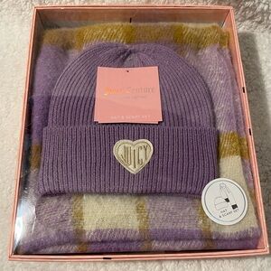 Juicy Couture Hat and Scarf Set Gift Box